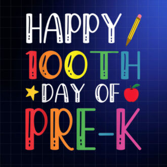 100 Days Of Pre K Teacher And Student Teacher Boy Girl Shirt PNG, DTF, DTG, Sublimation Design