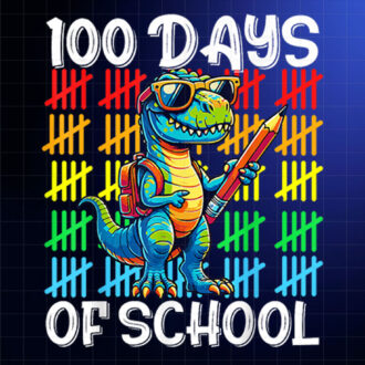 100 Days Of School Happy 100th Days Of School Shirt PNG, DTF, DTG, Sublimation Design