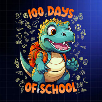 100 Days Of School Shirt Boys Kids 100th Day Of School Shirt PNG, DTF, DTG, Sublimation Design