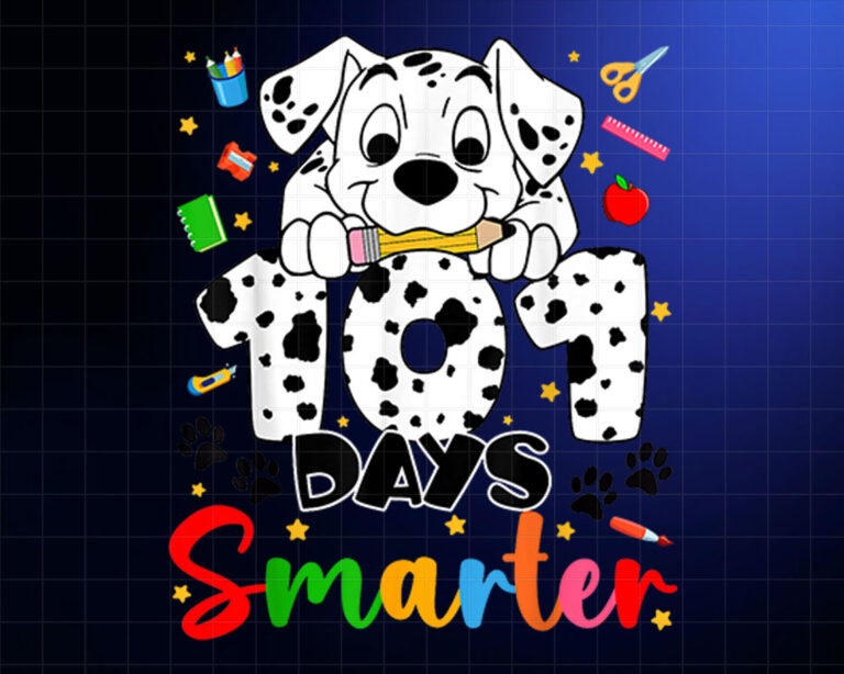 100 Days Smarter 100th Day Of School Teachers Kids Boy Girl Shirt PNG, DTF, DTG, Sublimation Design