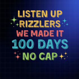 100 Days of School Rizz Shirt for Boys Funny 100 Days Shirt PNG, DTF, DTG, Sublimation Design