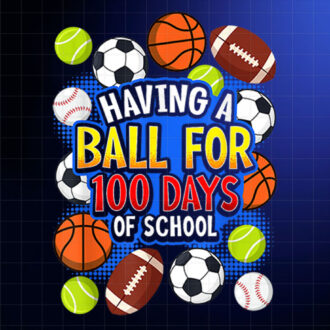100th Day of School basketball 100 Days Of school boys kids Shirt PNG, DTF, DTG, Sublimation Design
