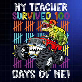 100th Day of School My Students are 100 Days Smarter Teacher Shirt PNG, DTF, DTG, Sublimation Design