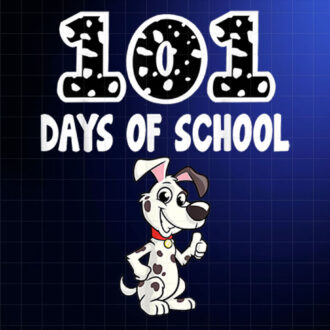 101 Days of School Dalmatian Dog Lover Gifts Kids Shirt PNG, DTF, DTG, Sublimation Design