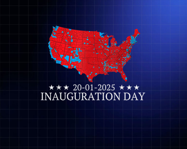 2024 Election Map January 20 Funny Inauguration Day 2025 Shirt PNG, DTF, DTG, Sublimation Design