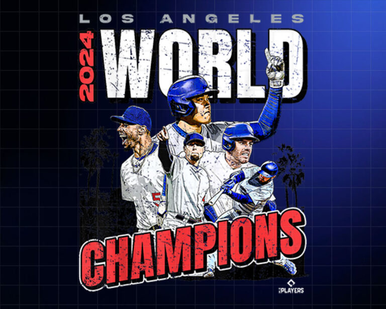 2024 World Champions Los Angeles LA Series Finals Merch  Shirt PNG, DTF, DTG, Sublimation Design