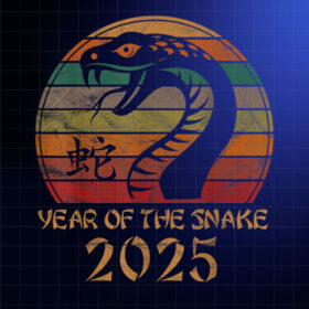 2025 Year of The Snake Gift Lunar Chinese New Year Shirt PNG, DTF, DTG, Sublimation Design