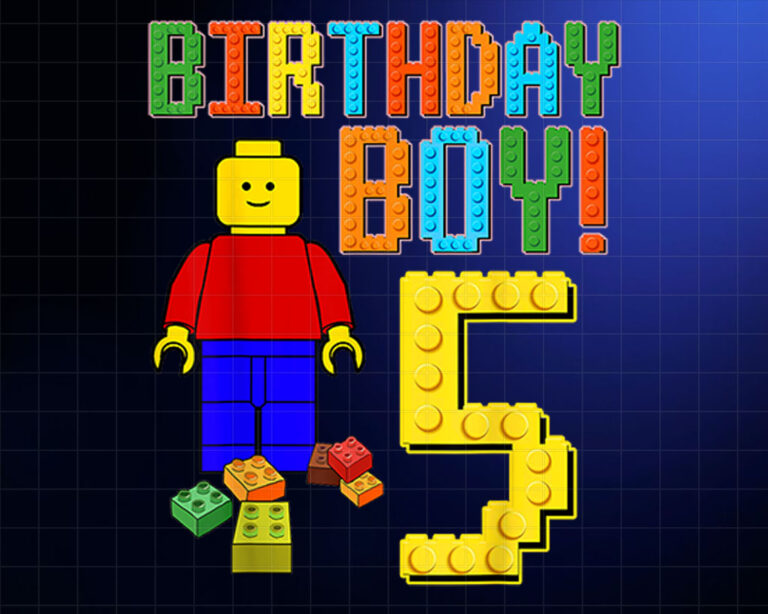 5th Birthday Boy Bro Iâm 5 Year Old Five Fifth Party Shirt PNG, DTF, DTG, Sublimation Design