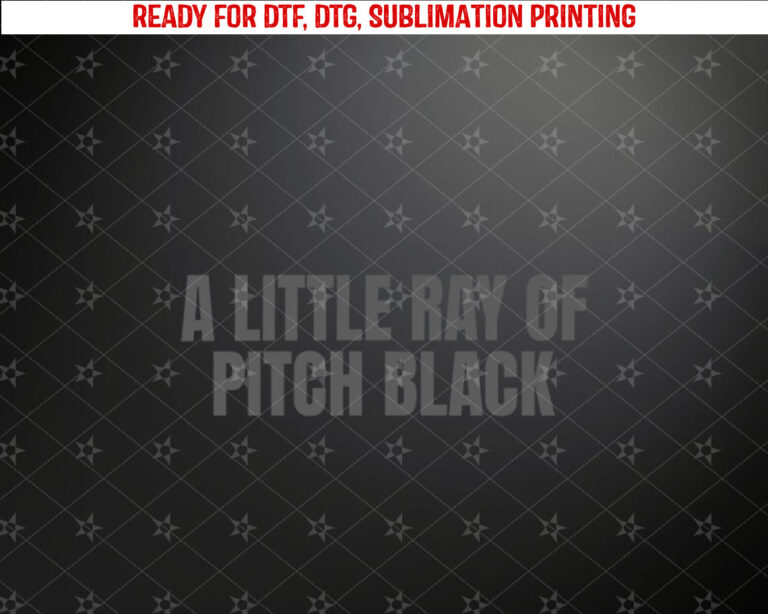 A Little Ray Of Pitch Black Long Sleeve Shirt PNG, DTF, DTG, Sublimation Design