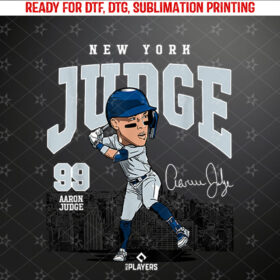 Aaron Judge New York Baseball MLB Players  Shirt PNG, DTF, DTG, Sublimation Design