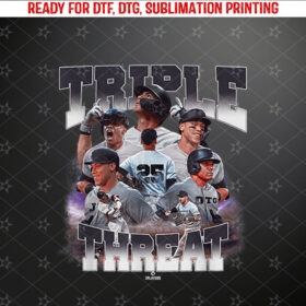 Aaron Judge Torres New York Triple Threat  Shirt PNG, DTF, DTG, Sublimation Design