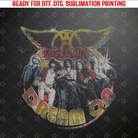 Aerosmith Dream On Portrait Shirt PNG, DTF, DTG, Sublimation Design