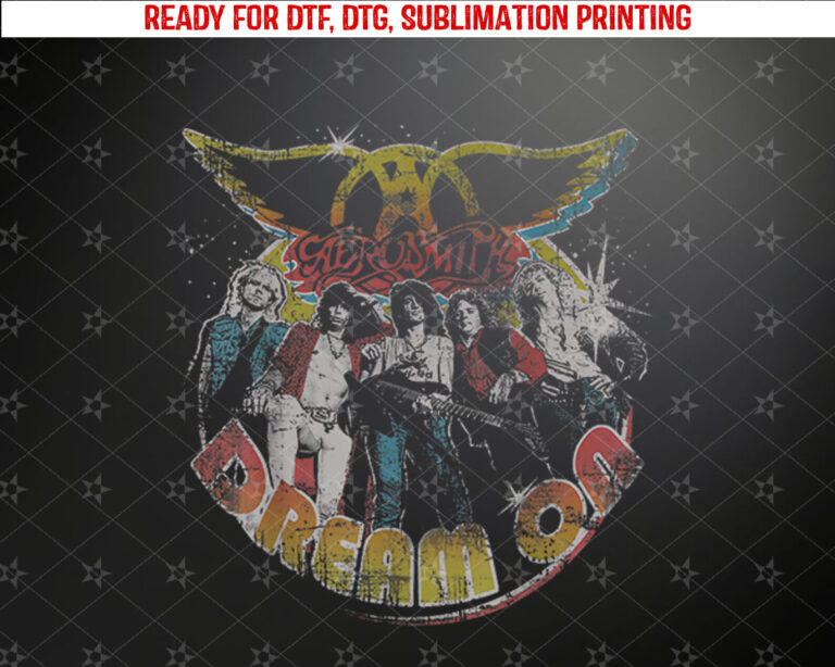 Aerosmith Dream On Portrait Shirt PNG, DTF, DTG, Sublimation Design