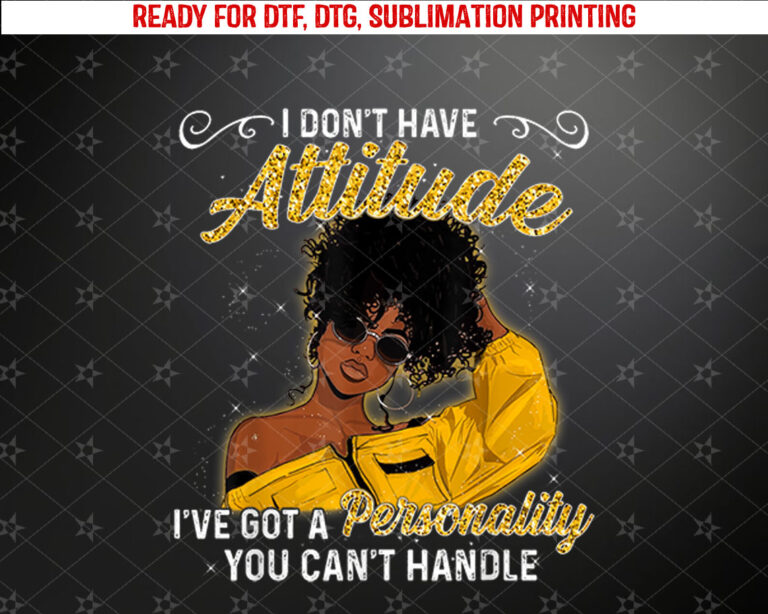 African American Melanin Queen Black Girl Magic Afro Shirt PNG, DTF, DTG, Sublimation Design