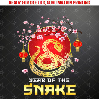 Amazing Year of the Snake 2025 Chinese New Year Zodiac Snake Shirt PNG, DTF, DTG, Sublimation Design
