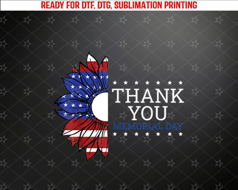 American Flag Memorial Day Shirts For Women Memorial Day Shirt PNG, DTF, DTG, Sublimation Design