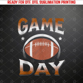 American Football Game Day Football Men Women Kids Youth Tank Top Shirt PNG, DTF, DTG, Sublimation Design