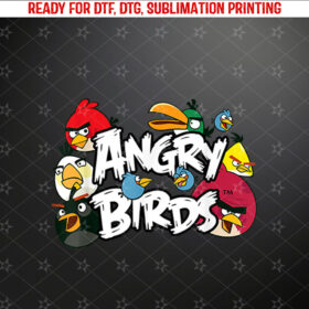 Angry Birds Classic Official Merchandise Shirt PNG, DTF, DTG, Sublimation Design