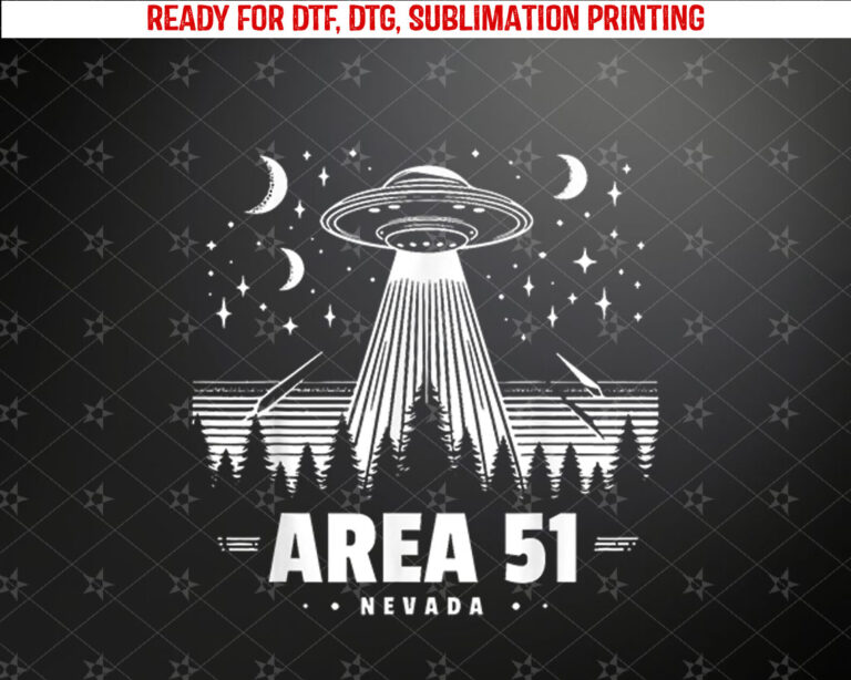 Area 51 Nevada UFO Alien Storm Area 51 Shirt PNG, DTF, DTG, Sublimation Design