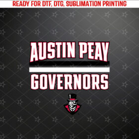 Austin Peay State Governors NCAA University VNPAUSPS301 Pullover Hoodie Shirt PNG, DTF, DTG, Sublimation Design