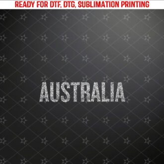 Australia National Vintage Color Green Tank Top Shirt PNG, DTF, DTG, Sublimation Design