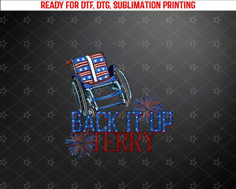 Back Up Terry Put It In Reverse 4th of July Fireworks Funny Tank Top Shirt PNG, DTF, DTG, Sublimation Design