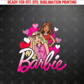 Barbie Barbie Hearts Shirt PNG, DTF, DTG, Sublimation Design