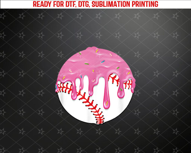 Baseball Drip Fun baseball graphic apparel for boys Shirt PNG, DTF, DTG, Sublimation Design