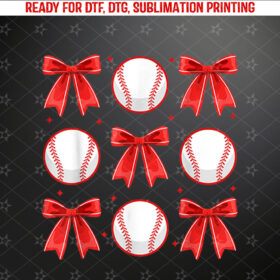 Baseball Girls Toddler Kids Coquette Bow Baseball Lover Shirt PNG, DTF, DTG, Sublimation Design