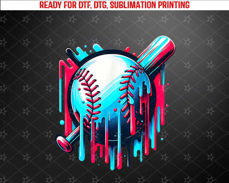 Baseball Homeplate drip Ice Cream Sprinkles dripping Candy Shirt PNG, DTF, DTG, Sublimation Design