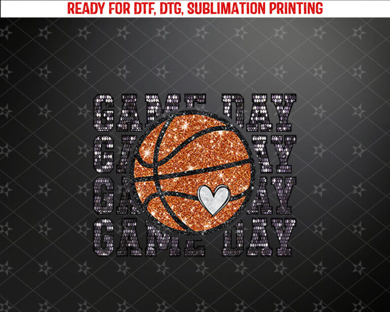Basketball Game Day Basketball Mom Shirt PNG, DTF, DTG, Sublimation Design