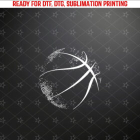 Basketball Silhouette Basketball Shirt PNG, DTF, DTG, Sublimation Design