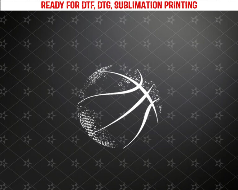 Basketball Silhouette Basketball Shirt PNG, DTF, DTG, Sublimation Design