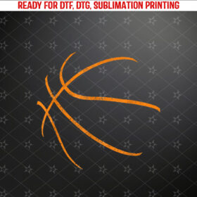 Basketball Silhouette Bball Sport Basketball Player Shirt PNG, DTF, DTG, Sublimation Design