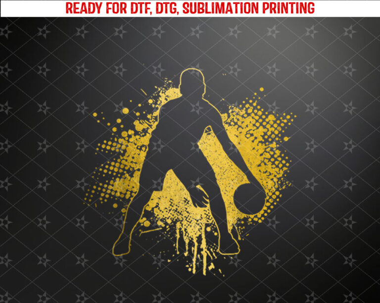Basketballs For Men Kids Youth Player Slam Dunk Teens Shirt PNG, DTF, DTG, Sublimation Design