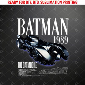 Batman 1989 Batmobile Schematic Shirt PNG, DTF, DTG, Sublimation Design