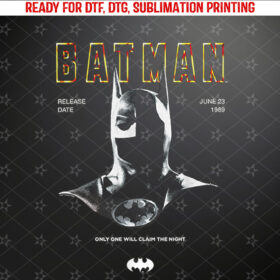 Batman 1989 Cowl 85th Anniversary Shirt PNG, DTF, DTG, Sublimation Design
