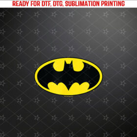 Batman Classic Logo Shirt PNG, DTF, DTG, Sublimation Design