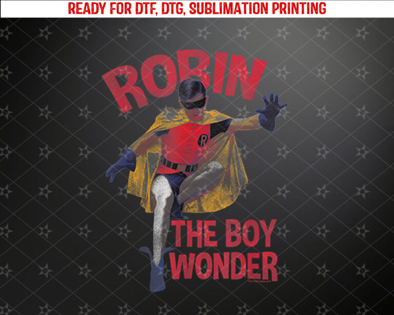 Batman Classic TV Series Robin Boy Wonder Shirt PNG, DTF, DTG, Sublimation Design