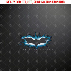 Batman Dark Knight High Impact Burst Logo Shirt PNG, DTF, DTG, Sublimation Design
