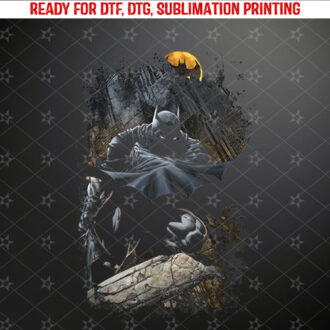Batman Sweeping Cape Shirt PNG, DTF, DTG, Sublimation Design