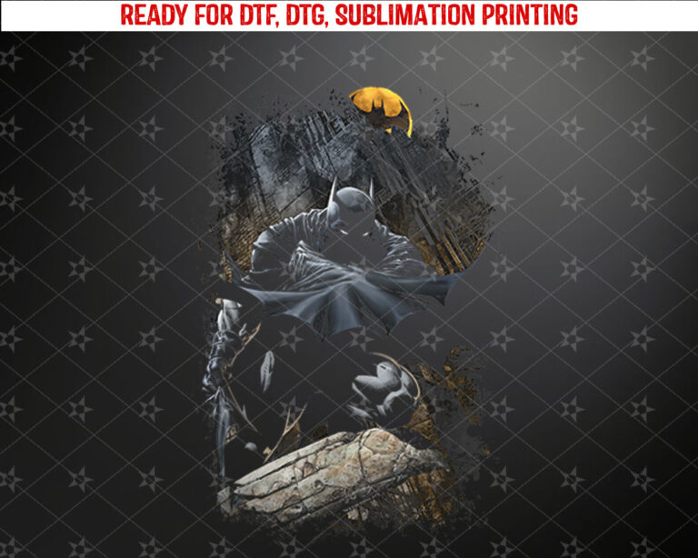 Batman Sweeping Cape Shirt PNG, DTF, DTG, Sublimation Design
