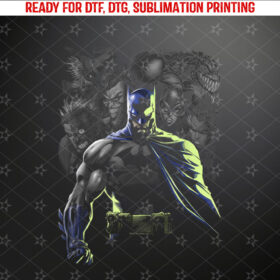 Batman Villains Unleashed Shirt PNG, DTF, DTG, Sublimation Design