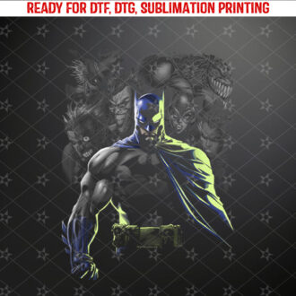 Batman Villains Unleashed Shirt PNG, DTF, DTG, Sublimation Design