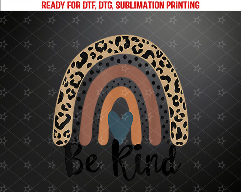 Be Kind Kids Kindness Is Cool Boys Shirt PNG, DTF, DTG, Sublimation Design