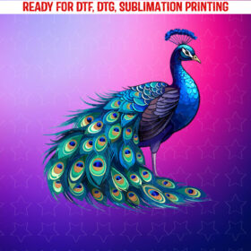 Beautiful Blue Peacock Teal Feathers Bird Lover Men Women Shirt PNG, DTF, DTG, Sublimation Design