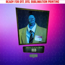 Beetlejuice Beetlejuice Employee of the Millennium Bob Shirt PNG, DTF, DTG, Sublimation Design