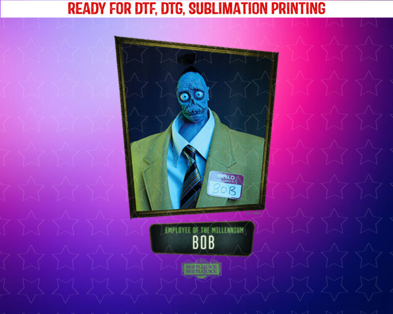 Beetlejuice Beetlejuice Employee of the Millennium Bob Shirt PNG, DTF, DTG, Sublimation Design