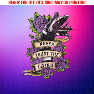 Beetlejuice Vintage Never Trust the Living Sandworm Tattoo Shirt PNG, DTF, DTG, Sublimation Design