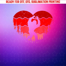 Bigfoot Heart Valentines Day Boys Girls Kids Love Sasquatch Shirt PNG, DTF, DTG, Sublimation Design